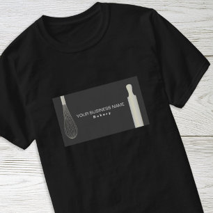 T-shirt Simple Moderne Boulangerie Pâtisserie Entreprise d