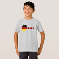 Simple Moderne Germanie Allemagne Lettre d'art Sou