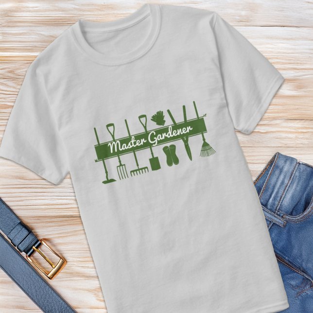 T-shirt Simple Moderne Pouce Vert Maître Jardinier (Créateur téléchargé)