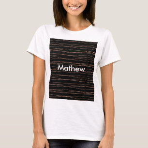 T-shirt Simple monogramme ajouter votre nom lettre man min