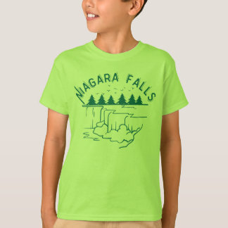 T-shirt Simple Niagara falls design