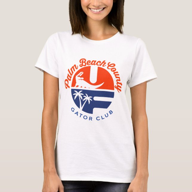 T-shirt simple PBC Gator Club® pour femmes (Devant)