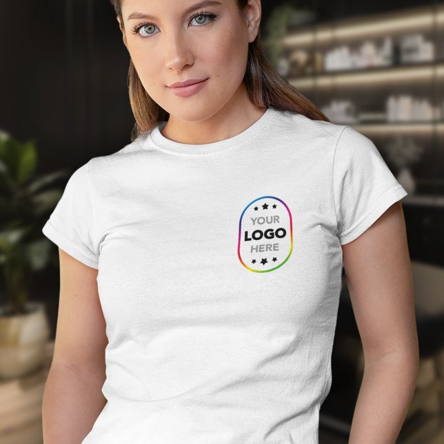 T-Shirt Simple pour Entreprise de Logo (Créateur téléchargé)