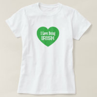 Simple St. Patrick's Day Vert J'aime être irlandai