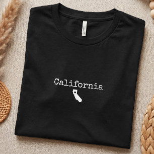 T-shirt Simple Touriste Rétro de l'État de Californie
