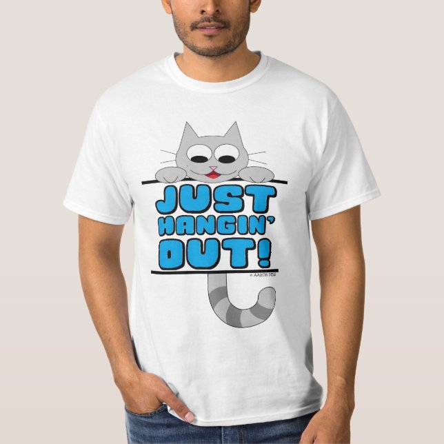 T-shirt SIMPLEMENT À TRAINER ! Joli Chat Ludique (Devant)