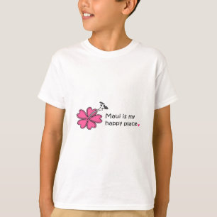 T-shirt Simplement heureux sur Maui
