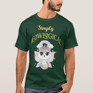 T-shirt Simplement meowlogique ailes unicorne caticorn kit