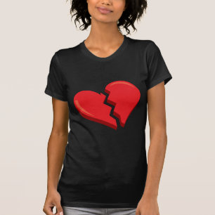 T-shirt simplement un cœur brisé