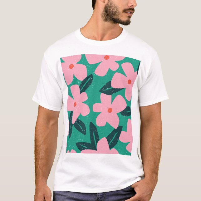 T-shirt Simplicité florale : Beauté Abstraite (Devant)