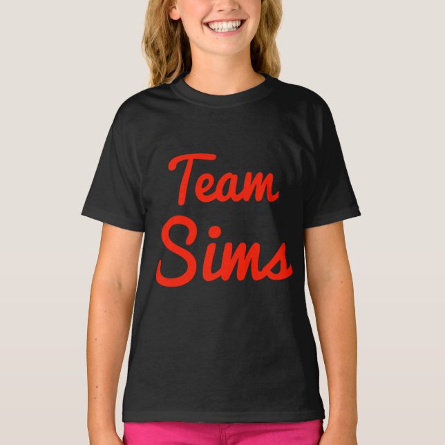 T-shirt Sims d'équipe (Devant)