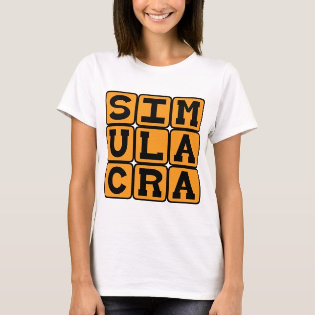 T-shirt Simulacres, Représentation de quelque chose (Devant)
