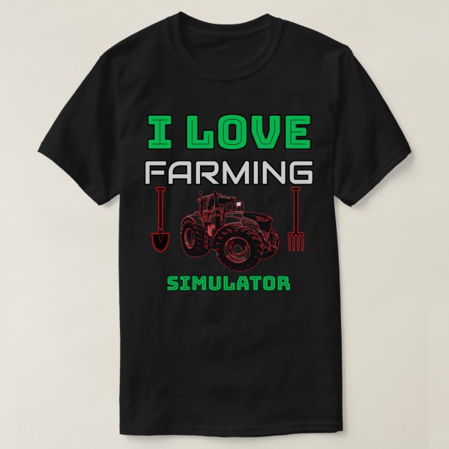 T-shirt simulateur agricole 1 (Design devant)