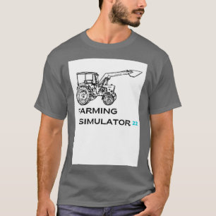T-shirt Simulateur agricole 22 Camions Chaîne de productio