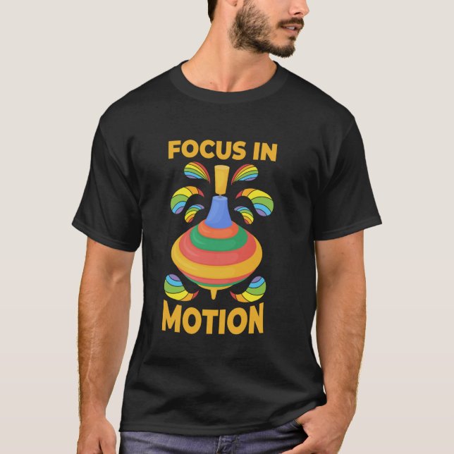 T-shirt Simulateur TDAH Mois de sensibilisation TDAH Homme (Devant)