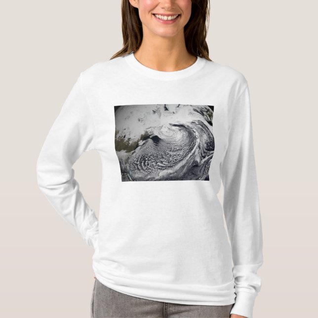 T-shirt Simulation de nuage d'une seule journée 3 (Devant)