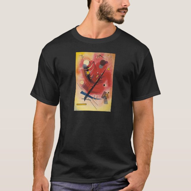 T-shirt Simulation interne peinture Abstraite (Devant)