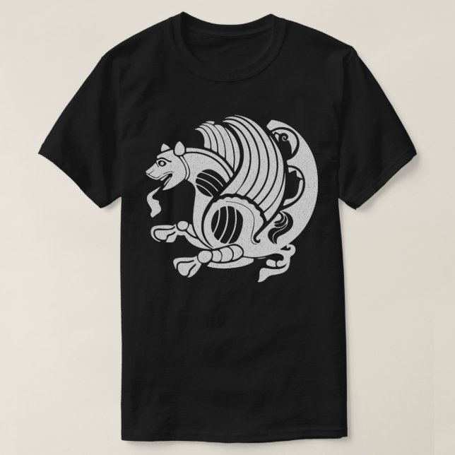 T-shirt Simurgh Iranien Perse Mythologique Bird Phoenix (Design devant)