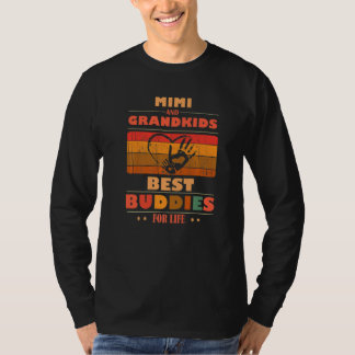 T-shirt Sincere Grandparents Buddies For Life MIMI Grandki