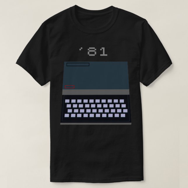 T-shirt Sinclair ZX81 Il pousse avec vous (Design devant)