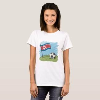 T-shirt Singapore flag and soccer ball