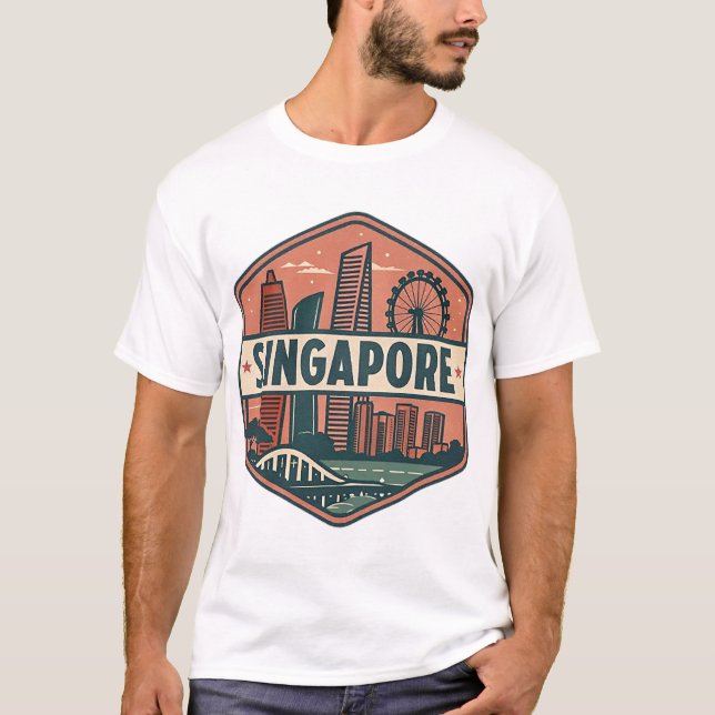 T-SHIRT SINGAPOUR (Devant)