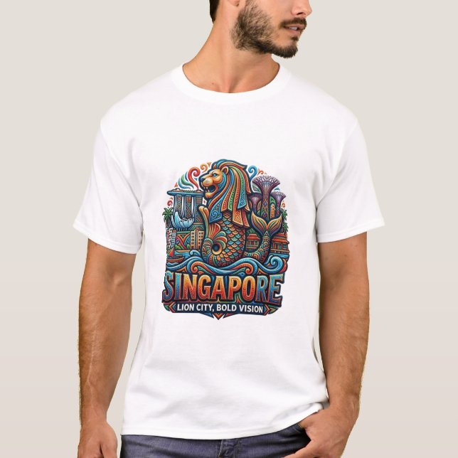 T-SHIRT SINGAPOUR (Devant)