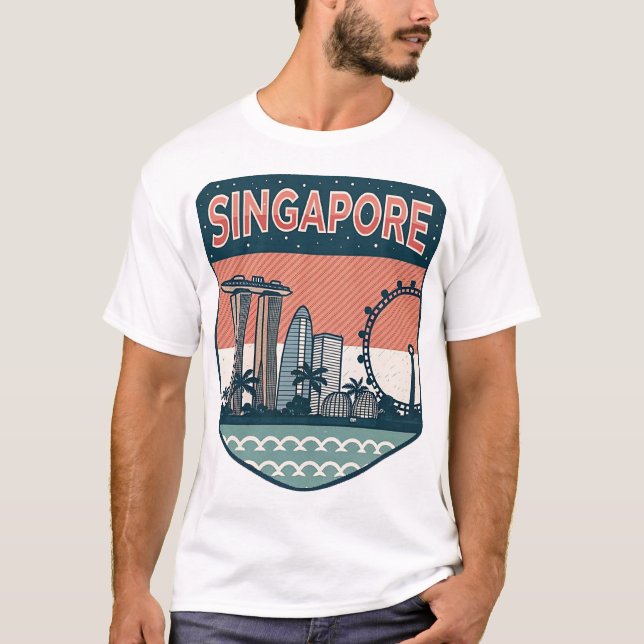 T-SHIRT SINGAPOUR (Devant)