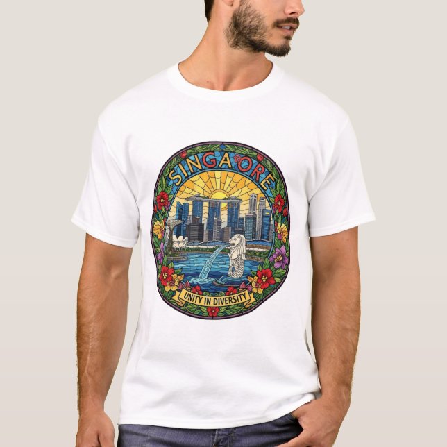 T-SHIRT SINGAPOUR (Devant)