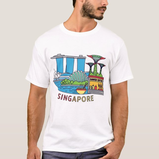 T-SHIRT SINGAPOUR (Devant)