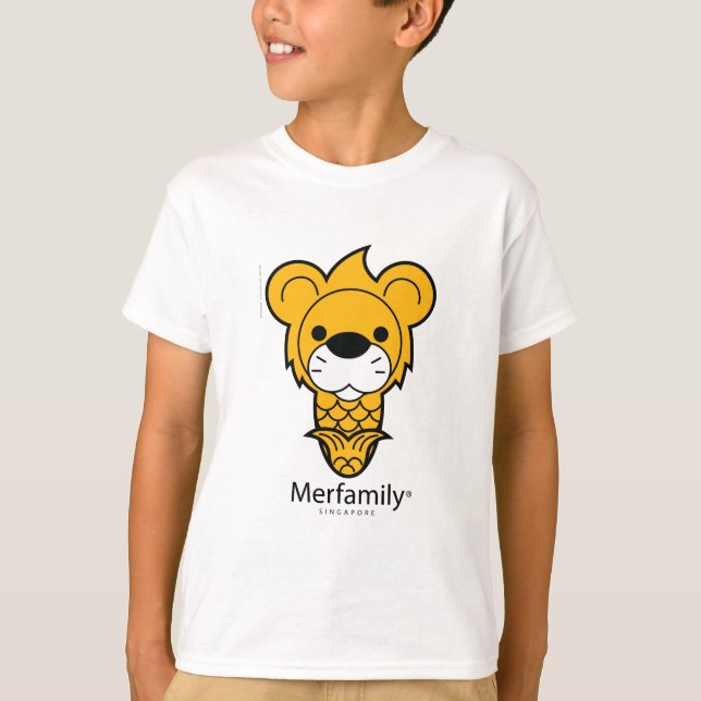 T-shirt SINGAPOUR "Merfamily®" (Devant)