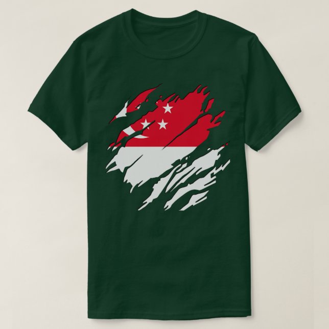 T-shirt Singapour toujours (Design devant)