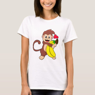T-shirt Singe à la banane