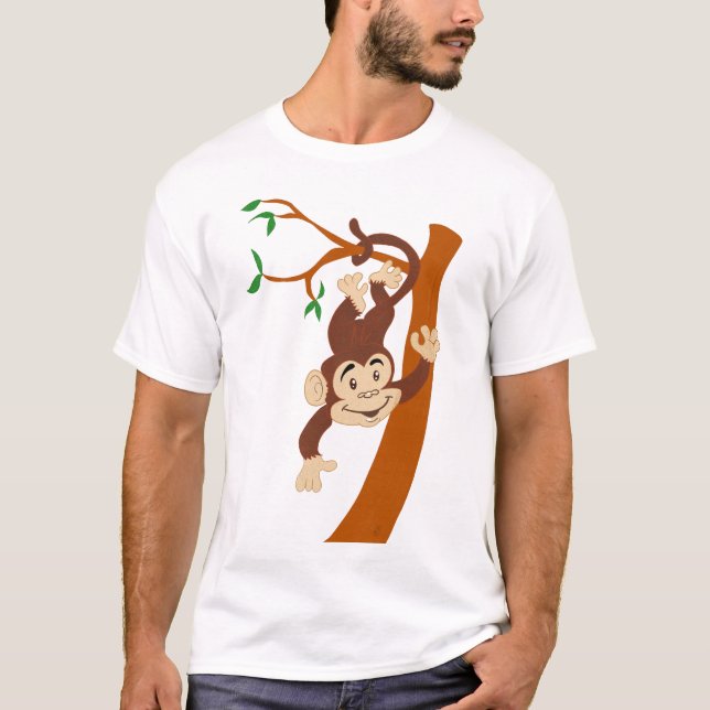 T-shirt Singe amical (Devant)