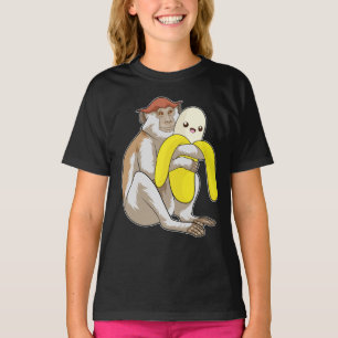T-shirt Singe animal farci
