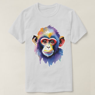 T-shirt singe aquarelle