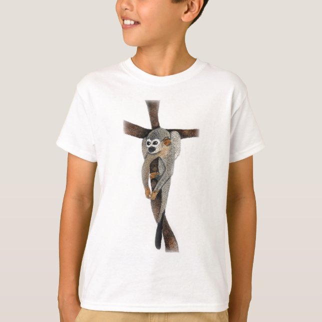 T-shirt singe araignée dessin au stylo (Devant)