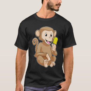 T-shirt Singe avec Popsicle