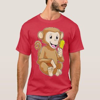 T-shirt Singe avec Popsicle