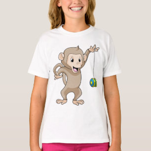 T-shirt Singe avec Yo-yo