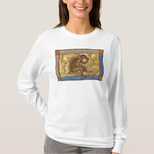 T-shirt Singe bestiaire médiéval c. 1270
