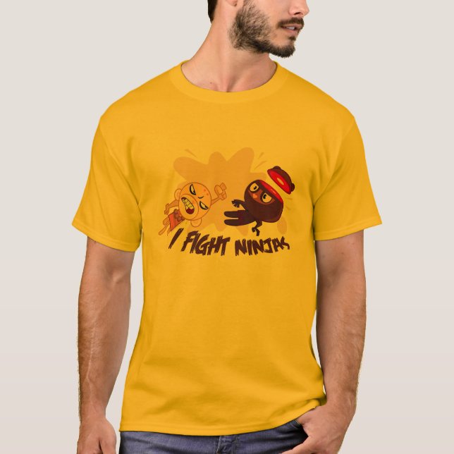 T-shirt Singe bouddhiste Ninja (Devant)