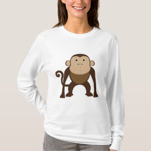 T-shirt Singe Brown mignon