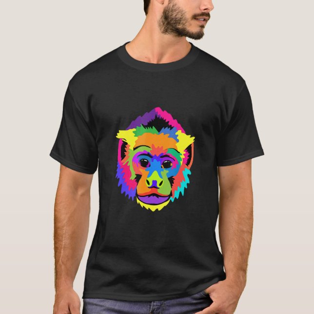 T-shirt Singe Capucin Pop (Devant)