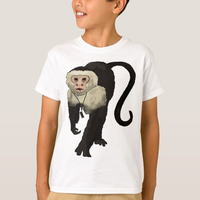 T-shirt Singe capucin - Singe capucin (Devant)