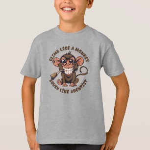 T-shirt Singe caricaturale Enfants