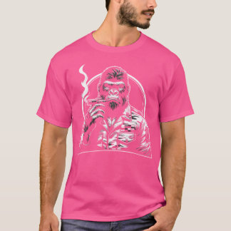 T-shirt Singe cigare gorille fumant cigare