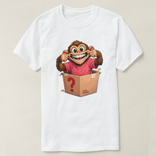 T-shirt Singe dans la boîte mystère