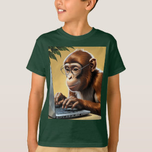 T-shirt Singe d'appel de la jungle virtuelle