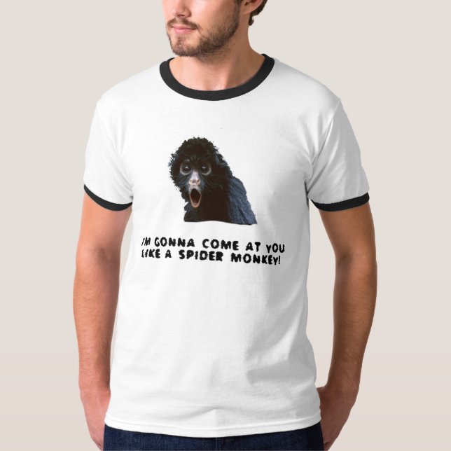 T-shirt Singe d'araignée (Devant)